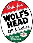 Vinatge Wolfs Head Oil Decal   The Best
