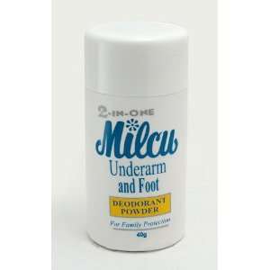  Milcu Underarm & Foot (Deodorant Powder) 40g (Pack of 3) Beauty
