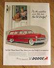 1952 Dodge Coronet Sierra 4 Dr Station Wagon Ad