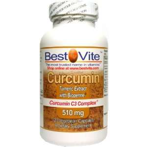  Curcumin 510mg (Turmeric)(120 Vegetarian Capsules) Health 