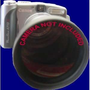  WIDE ANGLE LENS FOR CANON POWERSHOT A620 TUBE INCLUDED 