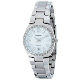 Fossil Womens AM4141 Stainless Steel Bracelet Mother Of Pearl Glitz 