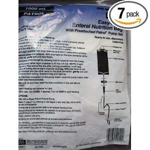 Easy Feed Enteral Nutrition Bag with Preattached Patrol Pump Set   10 