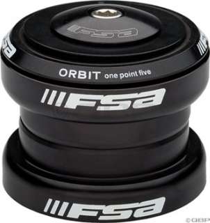 FSA Orbit DL 1.5R Reducer Headset 1.5 to 1 1/8,Black  