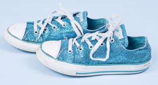is this pair of Converse All Star Island Blue Sparkle Bling Shoes 