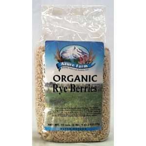 Azure Farm Rye Berries, Organic 33 oz (4 pack)  Grocery 