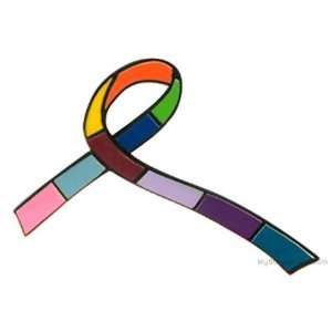  Multicancer Awareness Ribbon Pin   Share The Care Multi 