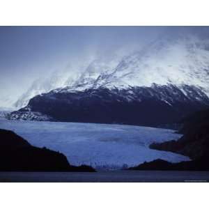  Glacier Grey and Condon Olguin Mountains Shrouded in Cloud 