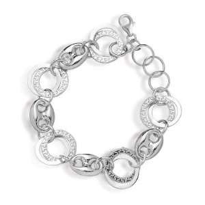  Silver Gucci Style Link Bracelet 