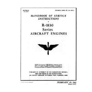   Whitney R 1830 Aircraft Engine Service Manual Pratt & Whitney Books