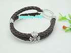   leather bracelet fashion bracelets can fit charm chain nice gift 665