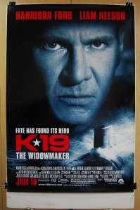 2002 K 19 THE WIDOWMAKER Original 27 x 40 DS Movie Poster HARRISON 