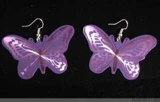Wholesale 36Pairs Fashion Polychrome Butterfly Earrings  