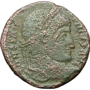  CONSTANTINE I the GREAT 327AD Open doors Very Rare Ancient 