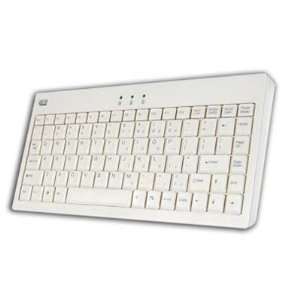  ADESSO Mini USB Keyboard W/PS/2 Adaptor White Smooth 