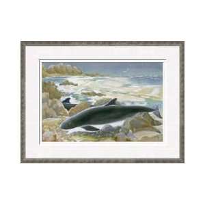   The Pacific And Atlantic Oceans Framed Giclee Print