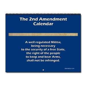  Second/2nd Amendment Military Wall Calendar by  