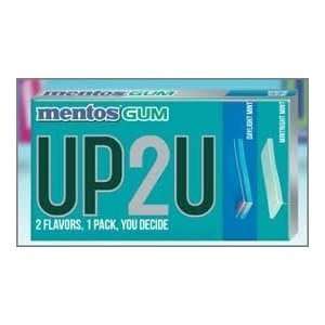 Mentos Gum   UP 2 U Daylight Mint   Mintnight Mint (Pack of 6)  