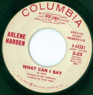 ARLENE HARDEN   COLUMBIA PROMO   WHAT CAN I SAY  