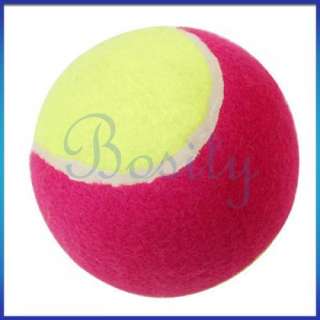 Dog Pet Puppy Cat Training Fun Colors Tennis Toy Ball 4  