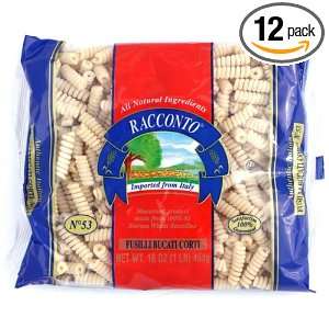 Racconto Fusilli Corti, 16 Ounce Grocery & Gourmet Food