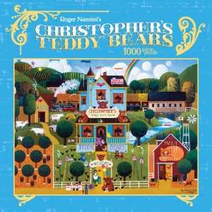   Tin 1000 Piece Puzzle   Christophers Teddy Bears Toys & Games