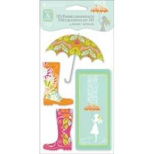  Autumn Leaves(R) Wellies & Brellies 3D Embellishments 