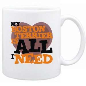 New  My Boston Terrier Is All I Need  Mug Dog