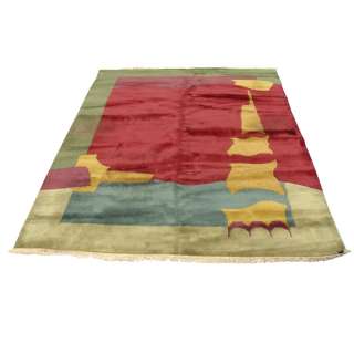 7ft x 10ft Gabbeh Hand Knotted Wool Rug  MR11268  
