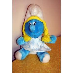  Smurfette Stuffed Character Toy From the Smurfs 