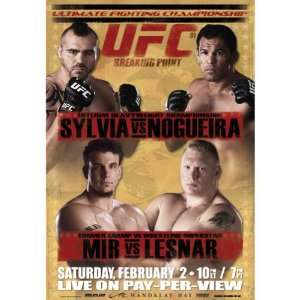 UFC 81 Autographed Poster