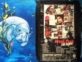 GRAND FUNK RAILROAD 8 TRACK Live Album 1970s Capitol vg++ TESTED 