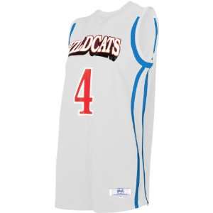   Low Post Fitted Custom Basketball Jerseys WHITE/ROYAL (JERSEY ONLY) AL