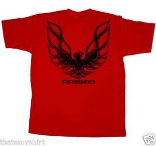 New Authentic Pontiac Firebird Wing Bird Mens T Shirt  