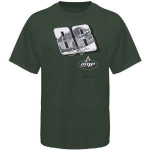  #88 Dale Earnhardt Jr. Green Race View T shirt (Medium 