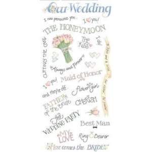    Me & My Big Ideas Sticker Sheet Wedding Sayings