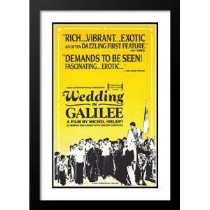  Wedding in Galilee 32x45 Framed and Double Matted Movie 