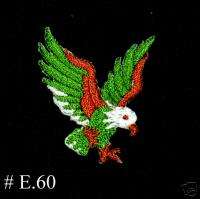 3PCS~EAGLE BIRD~EMBROIDERED IRON ON APPLIQUES PATCHES  