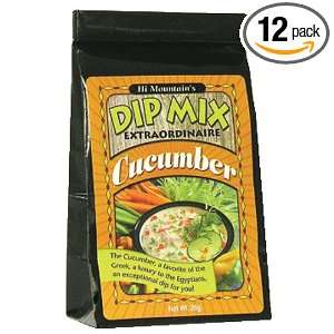 Hi Mountain Jerky Cucumber Dip Mix, 26 Gram Bags (Pack of 12)  