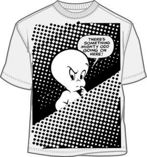 Casper The Friendly Ghost Something Odd Here Mens Shirt CF013MS  