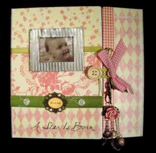 Baby Girl Photo Album Pink Star is Born 96 Pictures NEW  