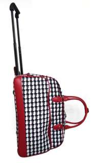 20 Duffel/Tote Bag Rolling Luggage/Wheels Travel Red  