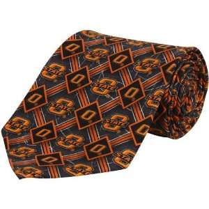 Oklahoma State Pattern 3 Silk Necktie
