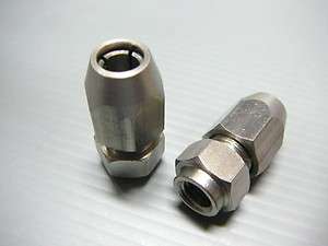 LARGE NITRO ENGINE COLLET 67 / 90   1/4  FLEX SHAFT RC BOAT STAINLESS 