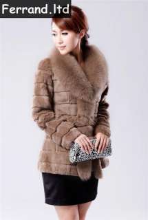 New Real Genuine Rabbit Fur Coat/Jacket/Vest Women For Winter Series 