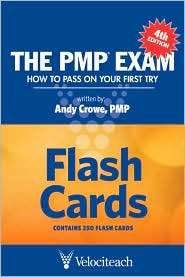 The PMP Exam Flash Cards, (0972967370), Andy Crowe, Textbooks 