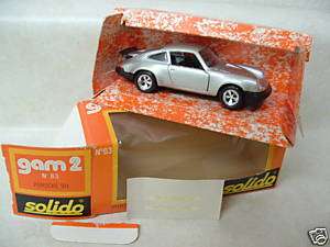 Solido Porsche 911 Turbo 930 France Gam2 No. 63 1 78  