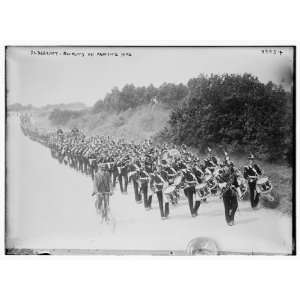  Photo (M) Recruits, Aldershot on practice hike