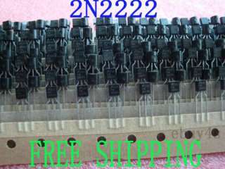 SALE New 50 pcs X 2N2222 2N2222A PNP 40V 0.8A Transistor TO 92 Free 