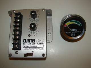 CURTIS 933/3DI2 933/3D12 BATTERY CONTROLLER W/ INDICATOR ***XLNT 